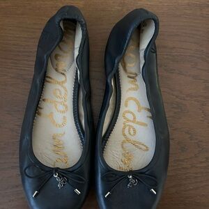 Sam Edelman Black Ballet Flats with Bow